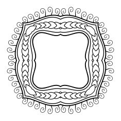 Vector Decorative Frame for Text