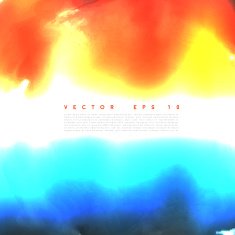 Vector water color cloud N4