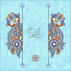 unusual floral ornamental templat