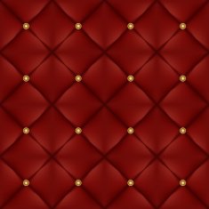 upholstery seamless pattern with gold buttons
