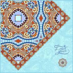 unusual floral ornamental template N2