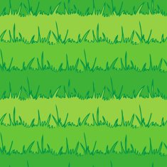 Seamless vegetation background Green grass vector
