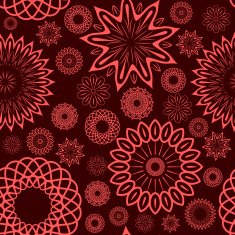 Floral seamless ornament N8