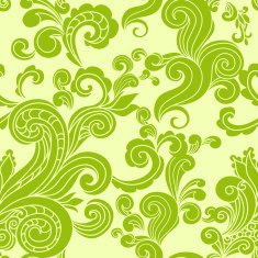 Abstract floral vector seamless pattern N11