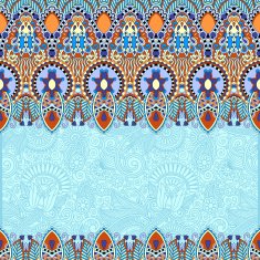 ornamental floral folkloric background