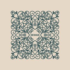 Monogram Design Element N3