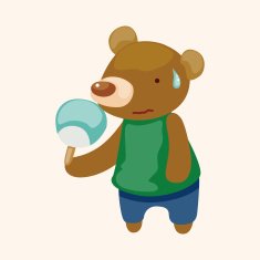 animal summer cartoon theme elements N69