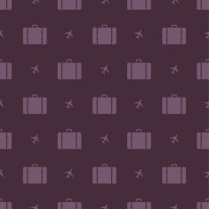 suitcases pattern