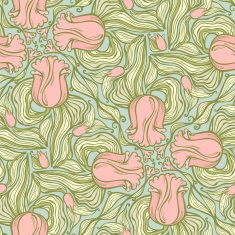 floral seamless pattern N542
