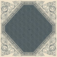 Retro decorative vintage design N4