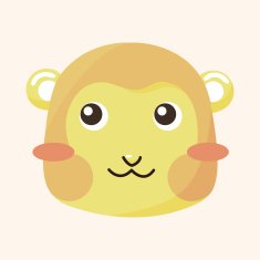 animal cartoon theme elements N214