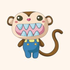 animal cartoon theme elements N221