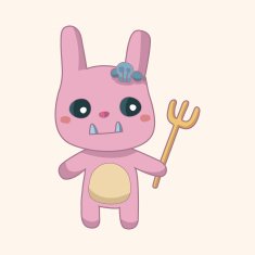 animal cartoon theme elements N226