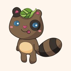 animal cartoon theme elements N227