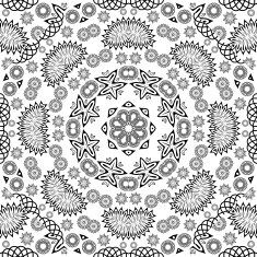 Arabian seamless ornament