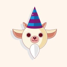 animal cartoon theme elements N247