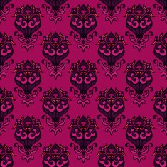 Floral damask seamless ornamental background N2
