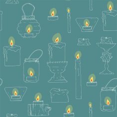 Seamless texture of candles