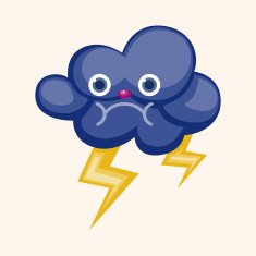 weather rainy day theme elements N32