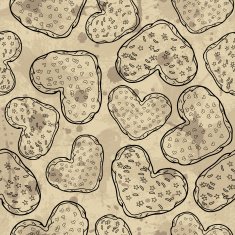 Seamless pattern with cookies N2