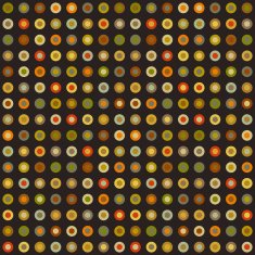Vintage seamless background of round elements dots N2