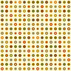 Vintage seamless background of round elements dots N3