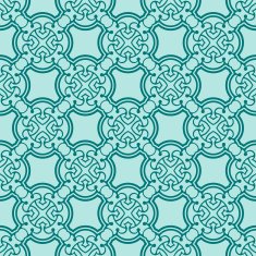 turquiose seamless pattern N4