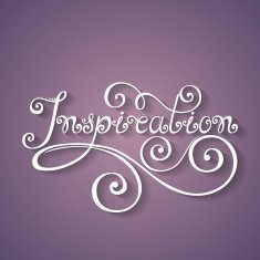 Vector Inspiration Inscription Hand Drawn Lettering