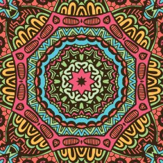 Ornamental Abstract Geometric Background N4