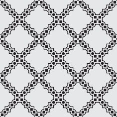 Black seamless pattern N18