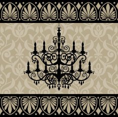 vintage chandelier N2