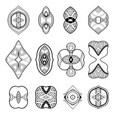 Vector Deco Abstract Elements N16