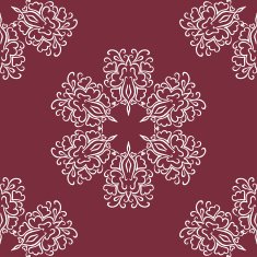 Seamless with vintage floral pattern N111