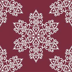 Seamless with vintage floral pattern N114