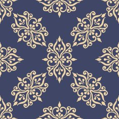 Seamless with vintage floral pattern N116