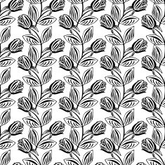 Seamless with vintage floral pattern N117