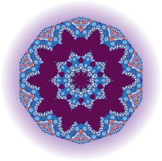 Mandala tribal design Ethnic ornament Template for menu greeting card
