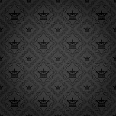 Black Wallpaper Pattern Vintage for Design 4 N2