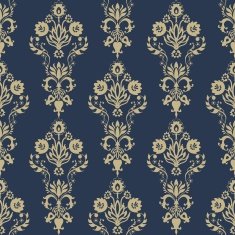 Seamless damask wallpaper N76