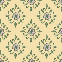 Seamless with vintage floral pattern N118