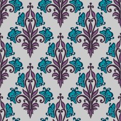 Seamless with vintage floral pattern N119