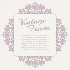Vector design template - label and badge on decorative background