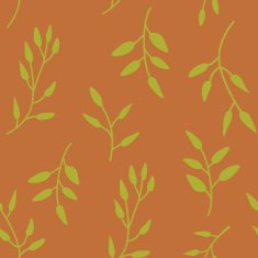 elegant seamless pattern with leaves