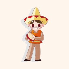 Mexican theme elements N106