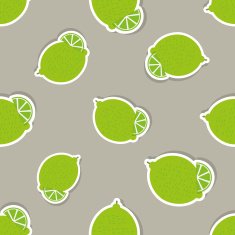 Limes pattern Seamless texture with ripe limes N2