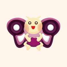 butterfly theme elements N31