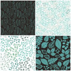 Seamless pattern with leaf N62
