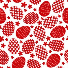 seamless pattern with easter eggs N31