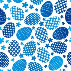 seamless pattern with easter eggs N33