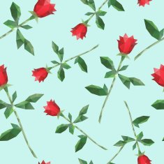 Rose ornament pattern backgrounds vector illustration N3